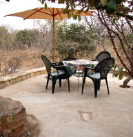 Click to enlarge Bush chalet stoep