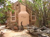 The bush chalet from outside