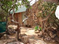 The bush chalet from outside