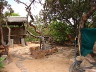 The bush chalet from outside